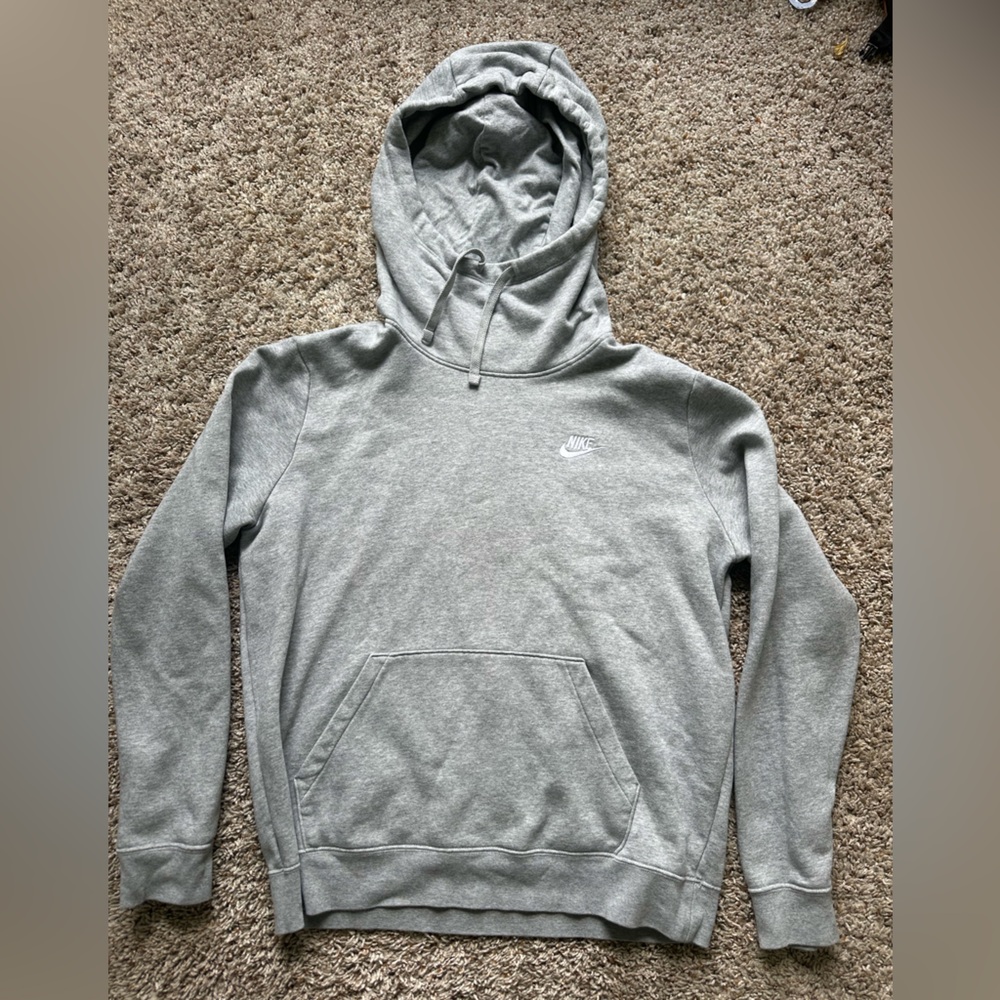 Nike Heather Gray Pullover Hoodie
